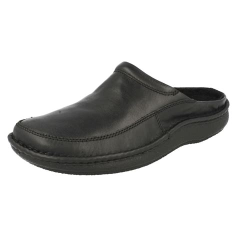 Mens Leather Mule Slippers For Sale | Paul Smith