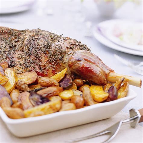 Rosemary-Roasted Leg of Lamb Recipe - EatingWell