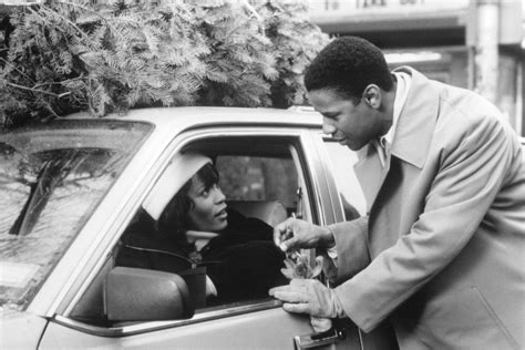 "The Preacher's Wife" movie still, 1997. L to R: Whitney Houston, Denzel Washington. | Best ...