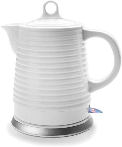 Lacor 69276 Gala Ceramic Electric Kettle, White: Amazon.co.uk: Kitchen & Home