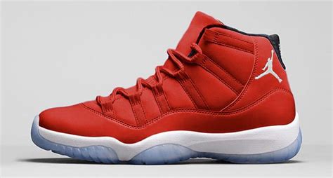 Air Jordan 11 Red Holiday 2017 Release Date | Air jordans, Sneakers, Jordan 11 red