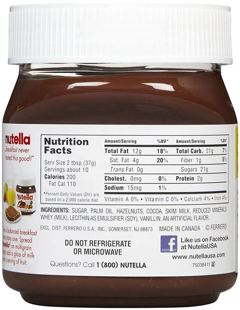 Nutella Hazelnut Spread 13 oz Pack of 4 - Walmart.com