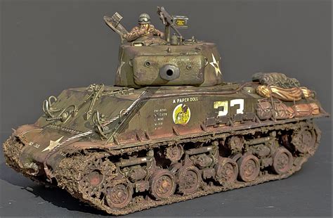 Tamiya 135 Us Tank M4a3e8 Sherman Easy Eight Korean War Model Kit ...