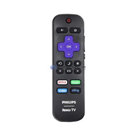 Genuine Philips 101018E0025 Smart TV Remote Control with ROKU Built-in ...