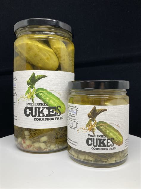 Fresh Pickled Cukes MILD 250mL - Barrelhouse Brine