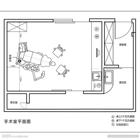 口腔医院手术室平面图设计图__其他_广告设计_设计图库_昵图网