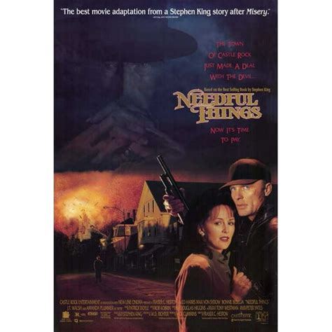 Needful Things - movie POSTER (Style B) (27" x 40") (1993) - Walmart.com - Walmart.com