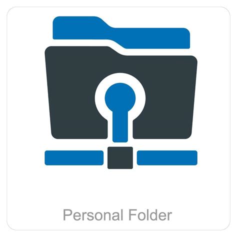 Personal Folder and Folder icon concept 25903546 Vector Art at Vecteezy