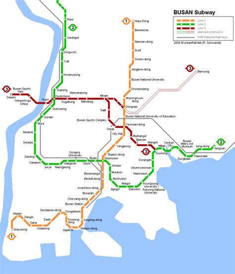 Pusan Map - South Korea