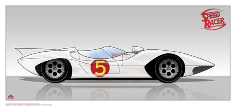 Speed Racer Mach 5 Limited Edition Litho on Behance