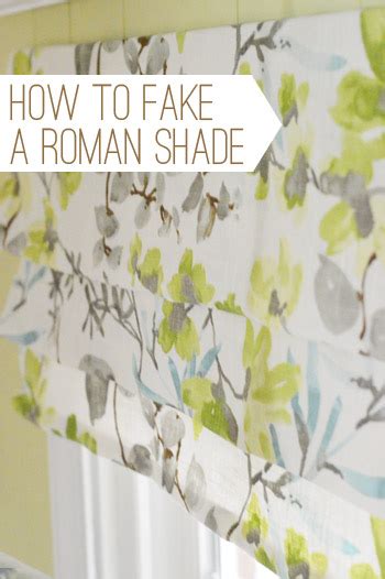 Diy Roman Blinds