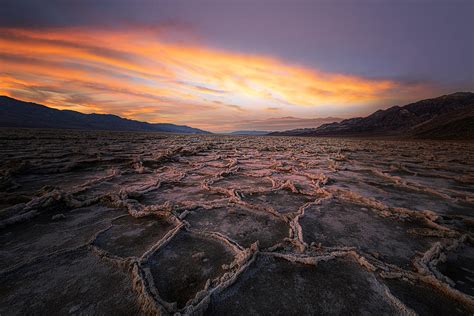 Sunset At Badwater Basin Photograph by John-mei Zhong - Fine Art America