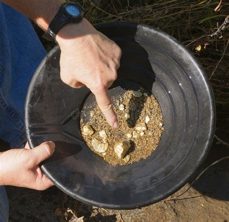 Gold panning stock image. Image of metal, california - 38585457