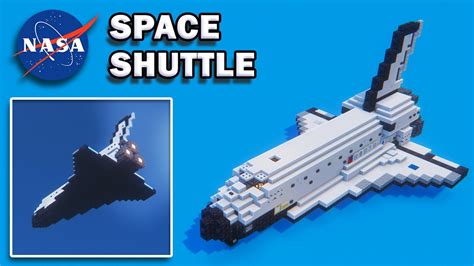 The ULTIMATE NASA Space Shuttle Build! 1:1 Scale - [Minecraft TUTORIAL] - YouTube