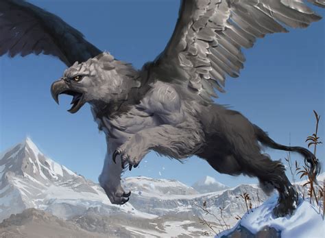 "Griffin." Artist Mark Tarrisse. | Fantasy creatures art, Mythical creatures fantasy, Mythical ...