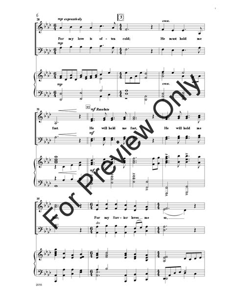 He Will Hold Me Fast (SATB ) by Keith & Kris | J.W. Pepper Sheet Music