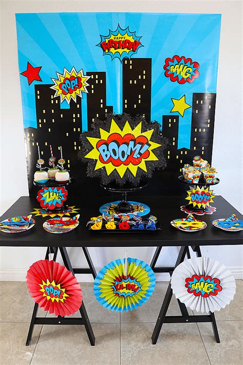 Superhero Themed Party Ideas - Budget Friendly