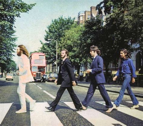 The Beatles Abbey Road Album Cover Wallpaper