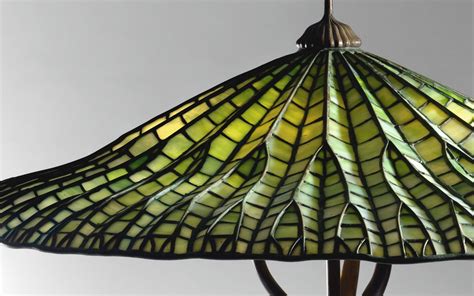 Tiffany Studios "LOTUS" TABLE LAMP shade impressed TIFFANY STUDIOS NEW YORK base impressed ...