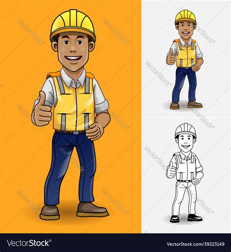 Construction worker Royalty Free Vector Image - VectorStock