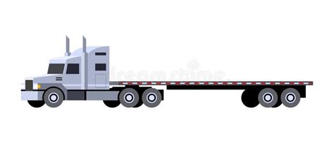 Flatbed Truck Trailer Stock Illustrations – 593 Flatbed Truck Trailer Stock Illustrations ...