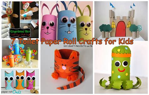 7 Toilet Paper Roll Crafts for Kids - DIY Craft Projects