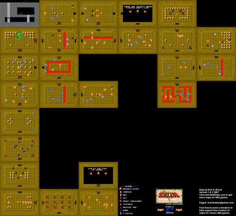 Zelda Nes Map Labeled