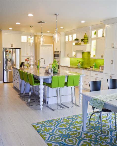 Wade & Twila: New Lime Green and White Kitchen