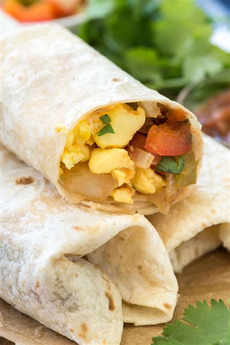 Easy Breakfast Burritos - Crazy for Crust