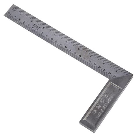 90 Degree 25cm Length Stainless Steel L-Square Angle Ruler | Shopee Philippines