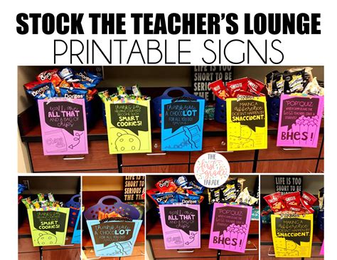 Teacher Treats, Teacher Gifts, Teacher Stuff, Teacher Morale, Staff Morale, Teachers Lounge ...