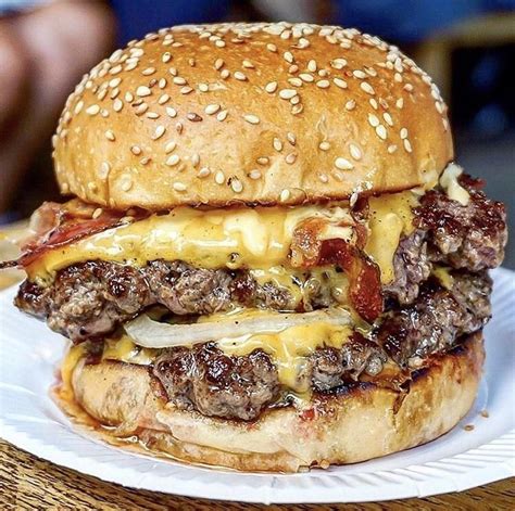 Double bacon cheeseburger from Bleecker Burger in London via FoodPorn ...