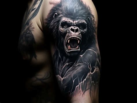 The Mighty Gorilla Arm Tattoo: Designs, Ideas, and More