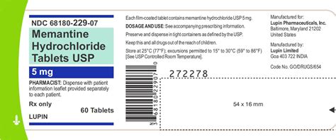 Memantine: Package Insert - Drugs.com