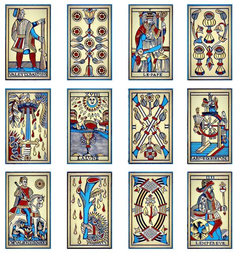 Tarot de Marseille - ORIGINAL CREATION of John Noblet Deck c.1650. True ...