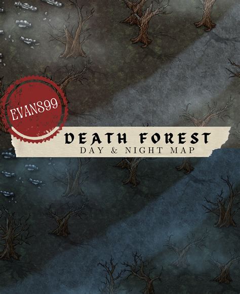 Death forest map - EVANS99 | DriveThruRPG.com