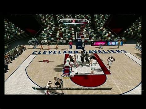 NBA 2K10 Nintendo Wii Gameplay - Cavs vs. Spurs - YouTube