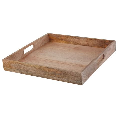 UTVÄNDIG Decorative tray, natural, Length: 16" - IKEA | Decorative tray, Large ottoman tray ...