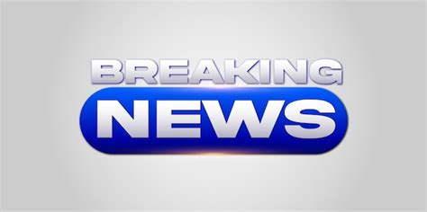 Premium Vector | Breaking News Logo Template