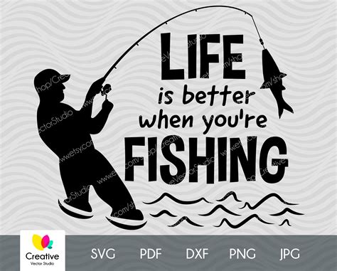 Pin by Diane "Momma D" on Car decals | Fishing svg, Fishing quotes ...