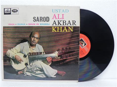 Ustad Ali Akbar Khan Sarod Raga Durga Khamaj Instrumental Classical LP ...