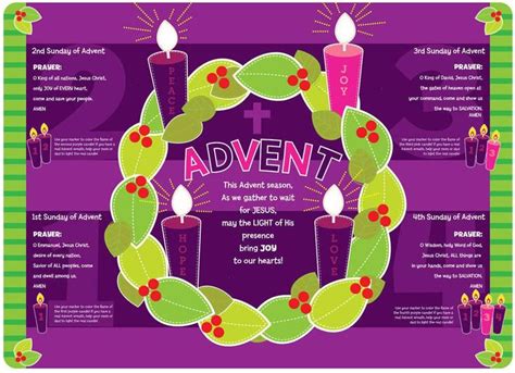 Advent Wreath Candles Meaning Catholic … | Adventskerzen, Adventszeit, Ideen zum advent