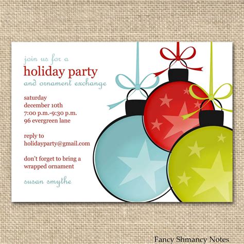 Office Christmas Party Invitation Template Awesome Christmas Fice Party Invi… in 2020 ...