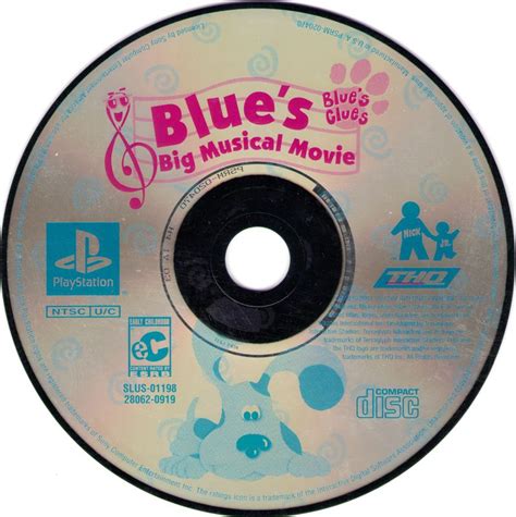 Blue's Clues: Blue's Big Musical (2001) PlayStation box cover art - MobyGames