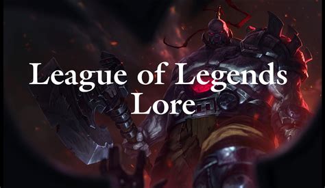 League of Legends Lore: Sion, the Undead Juggernaut (complete) - YouTube