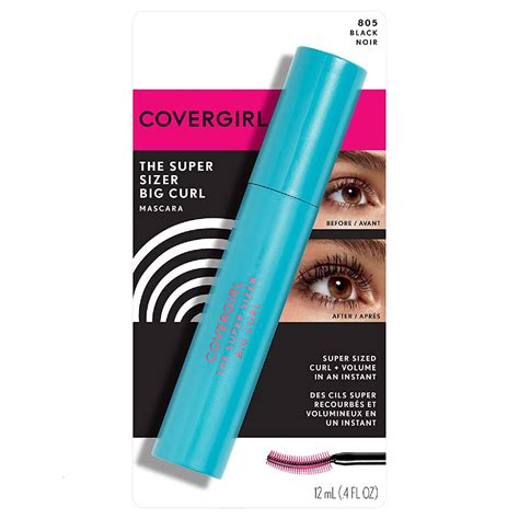 Covergirl Super Sizer Fibers Mascara 805 Black - Shop Mascara at H-E-B