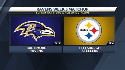 Ravens preview: Rivalry renewed in Steelers road game