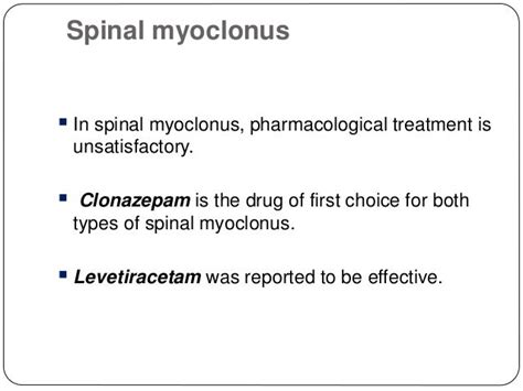 Myoclonus seizure