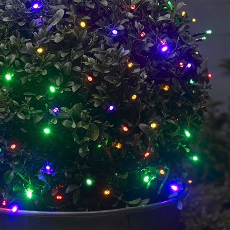 Solar 50 LED Multi Colour Multi Function String Lights