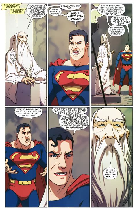 Superman Confronts The Wizard Shazam (First Thunder) – Comicnewbies